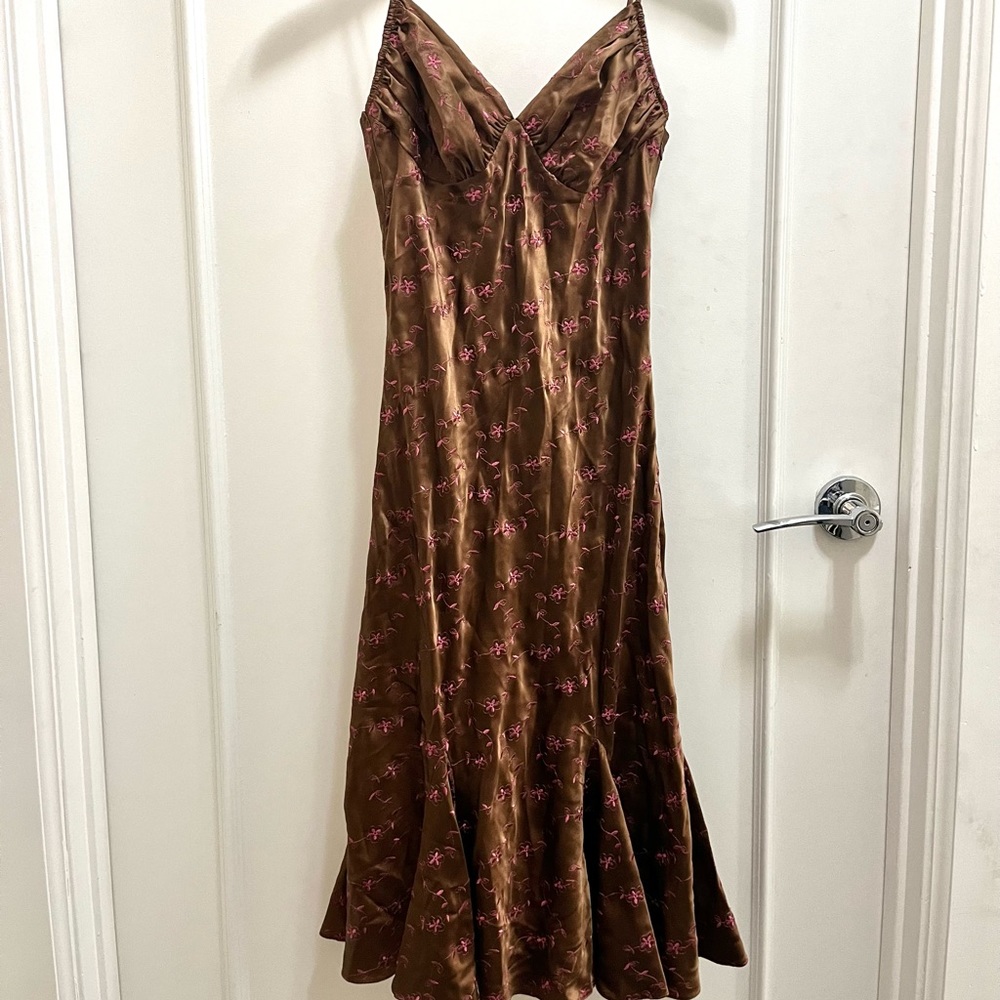 Betsey Johnson Silk Dress, Small, Vintage